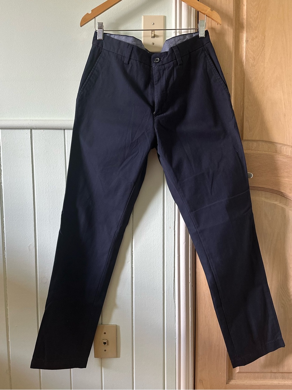 Banana Republic Factory Men's Navy Aiden Fit Chino Pants 32x32